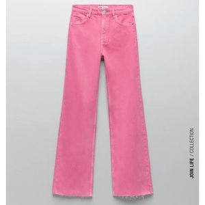 NWOT ZARA pink jeans